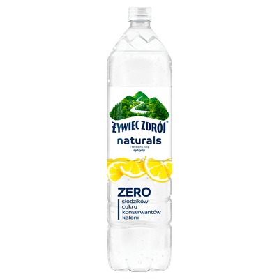 Żywiec Zdrój Naturals Napój niegazowany z delikatną nutą cytryny 1,2 l