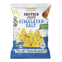 Popcrop chrupki piramidki proteinowe o smaku soli himalajskiej bezglutenowe ZESTAW 6 x 60 g
