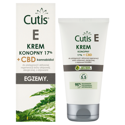 Cutis EGZEMA krem konopny 17% + CBD 120 ml