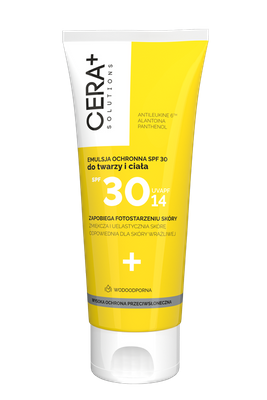 CERA PLUS Solutions, emulsja ochronna do twarzy i ciała SPF 30, 200 ml