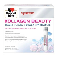 Doppelherz KOLLAGEN BEAUTY 30 ampułek po 25ml + OPASKA DO WŁOSÓW GRATIS!