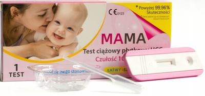 MAMA test ciążowy płytkowy hcg 1 test