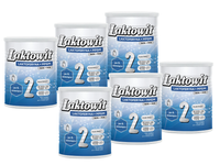 Laktowit 2 LAKTOFERYNA+MFGM mleko następne ZESTAW 6 x 850 g