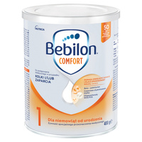 Bebilon Comfort 1 Żywność specjalnego przeznaczenia medycznego dla niemowląt od urodzenia w przypadku kolki lub zaparcia 400 g