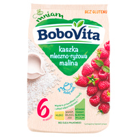 BoboVita Kaszka mleczno-ryżowa o smaku malinowym po 6 miesiącu 230g