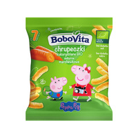 Bobovita BIO Peppa Pig Chrupeczki kukurydziane marchewkowe 20 g