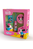 Mr.White Zestaw prezentowy do mycia zębów dla dzieci MINNIE 3+ szczoteczka elektryczna kubek pasta portfelik