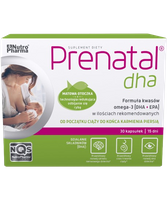 Prenatal DHA EPA ciąża karmienie OMEGA 3 30 kapsułek