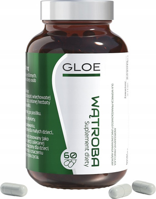 Gloe wątroba 2400 mg DETOKS regeneracja Sarsaparilla Andrographis 60 kapsułek