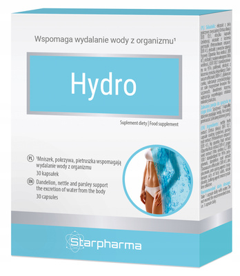 Starpharma hydro wydalanie wody z organizmy 30 kapsułek