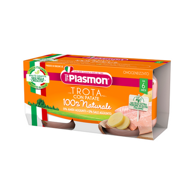 PLASMON Obiadek Pstrąg z ziemniaczkami 2x80 g