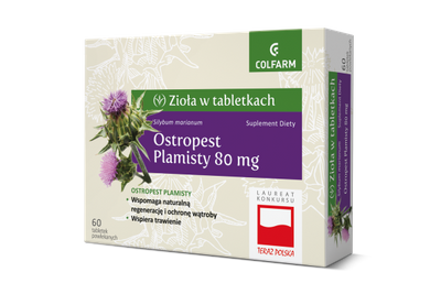 COLFARM Ostropest Plamisty 80 mg 60 tab.