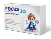 Aflofarm FOCUS IQ wsparcie pracy mózgu na pamięć i koncentrację od 6 roku życia 30 kapsułek 1 + 1 GRATIS!