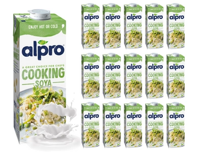 Alpro Kulinarne sojowe WEGE ŚMIETANA duże opakowanie ZESTAW 15 x 1L