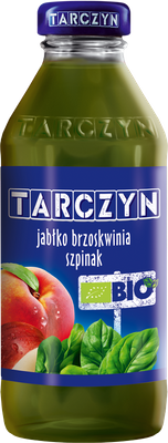 TARCZYN BIO sok jabłko brzoskwinia szpinak 300 ml