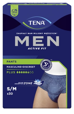 TENA Men Pants Plus Bielizna chłonna rozm. S/M 30szt