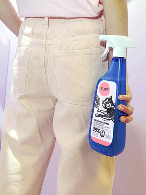 YOPE naturalny płyn do mycia łazienki Zielona herbata 750ml