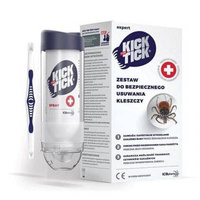 Kick the tick EXPERT zestaw do bezpiecznego usuwania kleszczy zamrażacz 9ml