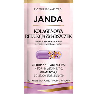 GRATIS Janda Maseczka Suplementacyjna Kolagenowa Redukcja Zmarszczek