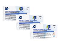 Deep Blue Test COMBO 5w1 COVID-19 Grypa A+B RSV Adenowirus ZESTAW 3 sztuk