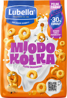 Lubella płatki śniadaniowe miodo kółka miodiowe - 30 % cukru 230 g