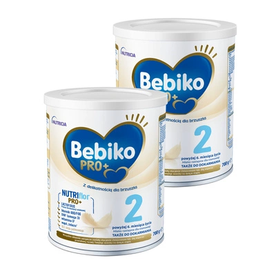 Bebiko Pro+ 2 Mleko następne dla niemowląt powyżej 6. miesiąca życia ZESTAW 2 x 700 g