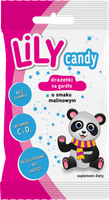 LiLY Candy drażetki o smaku malinowym na gardło 40 g