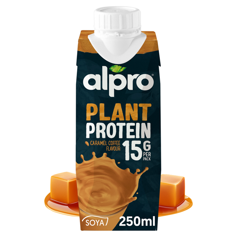 Alpro Napój sojowy wysokobiałkowy o smaku karmelu i kawy 250ml