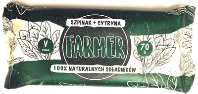 Zmiany Zmiany warzywny baton farmer szpinak z cytryną zdrowe przekąski 70 g
