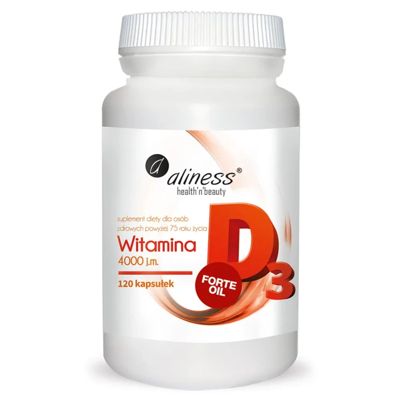 Aliness Witamina D3 Forte 4000 j.m. ODPORNOŚĆ 120 kapsułek