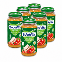 BoboVita zupa leczo z kurczakiem i ryżem po 11 miesiącu ZESTAW 6 x 250 g