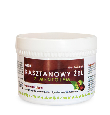 VIRDE kasztanowy żel z mentolem ŻYLAKI PAJĄCZKI OBRZĘKI 250 ml