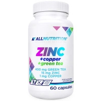 Allnutrition Zinc + Copper + Green Tea 60 kapsułek