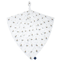 Bocioland pieluszka bambusowa w pszczółki 40 x 40 cm 1 sztuka