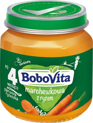 BoboVita Zestaw Mix-2 Obiadków po 4 miesiącu 12x125g		