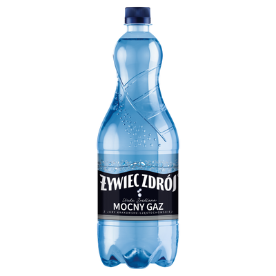 Żywiec Zdrój Mocny Gaz Woda źródlana 1 l
