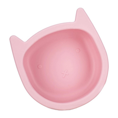 FREEON Miseczka silikonowa różowy kotek z przyssawką 1 sztuka