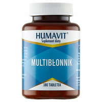 HUMAVIT Multibłonnik probiotyk na zdrowe jelita 180 tabletek
