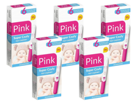 Pink Test ciążowy strumieniowy super czuły 5 sztuk