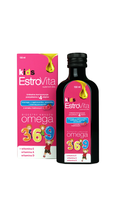 EstroVita Kids malina Omega 3 6 9 Dla Dzieci 150ml