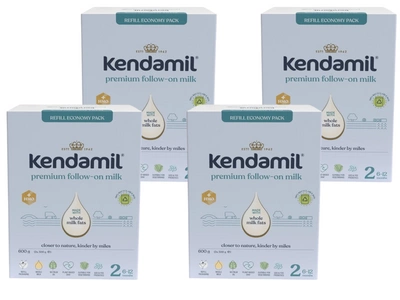 Kendamil Premium Box 2 mleko od 6 miesiąca życia ZESTAW 4 x 600 g