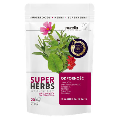 Purella Superfoods Superherbs Suplement diety odporność 35 g 