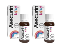 Asecurin Baby krople dla niemowląt od urodzenia ZESTAW 2 x 10 ml