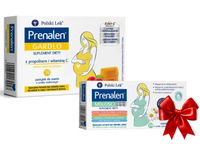Prenalen Gardło z propolisem i witaminą C dla kobiet w ciąży 16 pastylek do ssania + GRATIS!