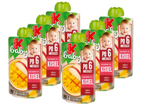 Kubuś Baby Mus deser owocowy kisiel z mango ZESTAW 6 x 100 g