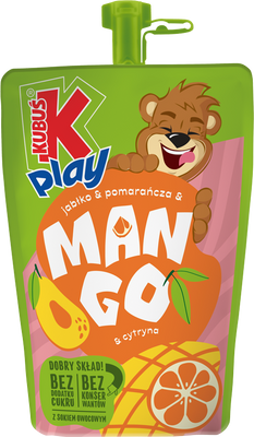 Kubuś Play jabłko, pomarańcza i mango 200 ml
