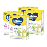 BEBIKO JUNIOR NUTRIflor Expert 4 formuła na bazie mleka, powyżej 2. roku życia ZESTAW 4 x 550 g
