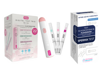 Zestaw testów płodności dla par – owulacja, ciąża, menopauza, sperma 2 sztuki