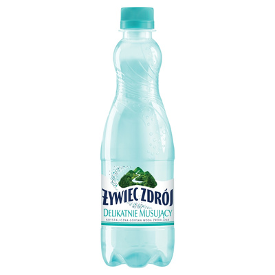 Żywiec Zdrój Delikatnie Musujący Woda źródlana 500 ml