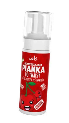 Dotki oczyszczająca pianka do twarzy dla dzieci aromatyczne wisienki 150 ml